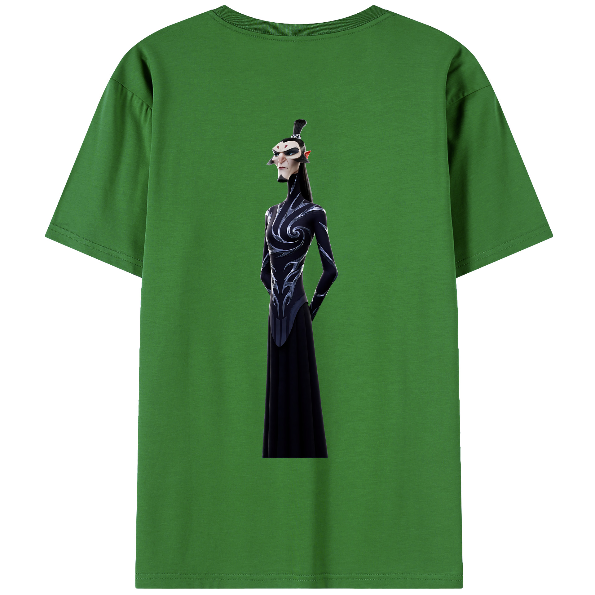 （画像用） Ne Zha 2 ナタ 魔童の大暴れ レディース半袖Tシャツ(バックプリント)